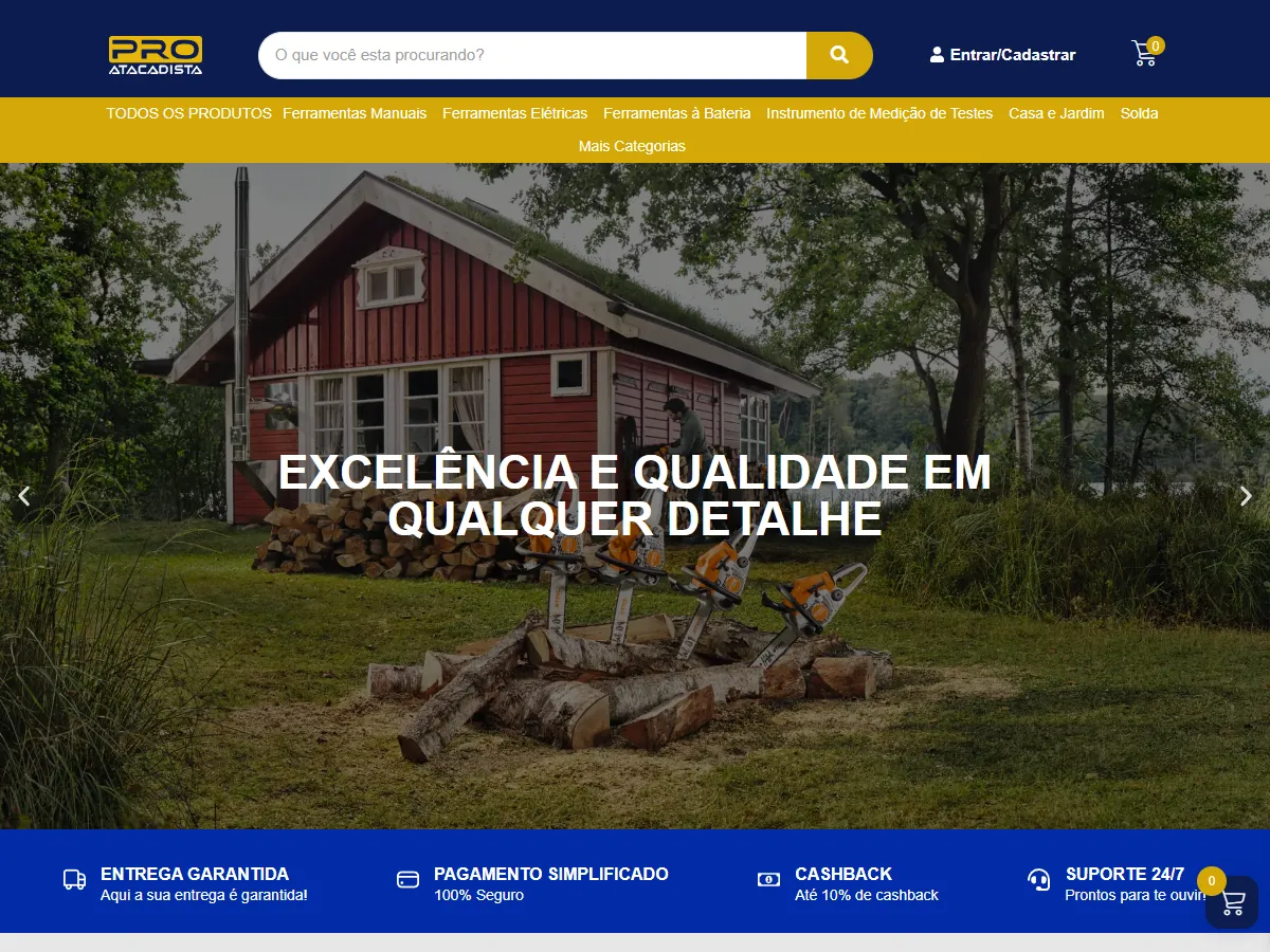 Site de Pro Atacadista
